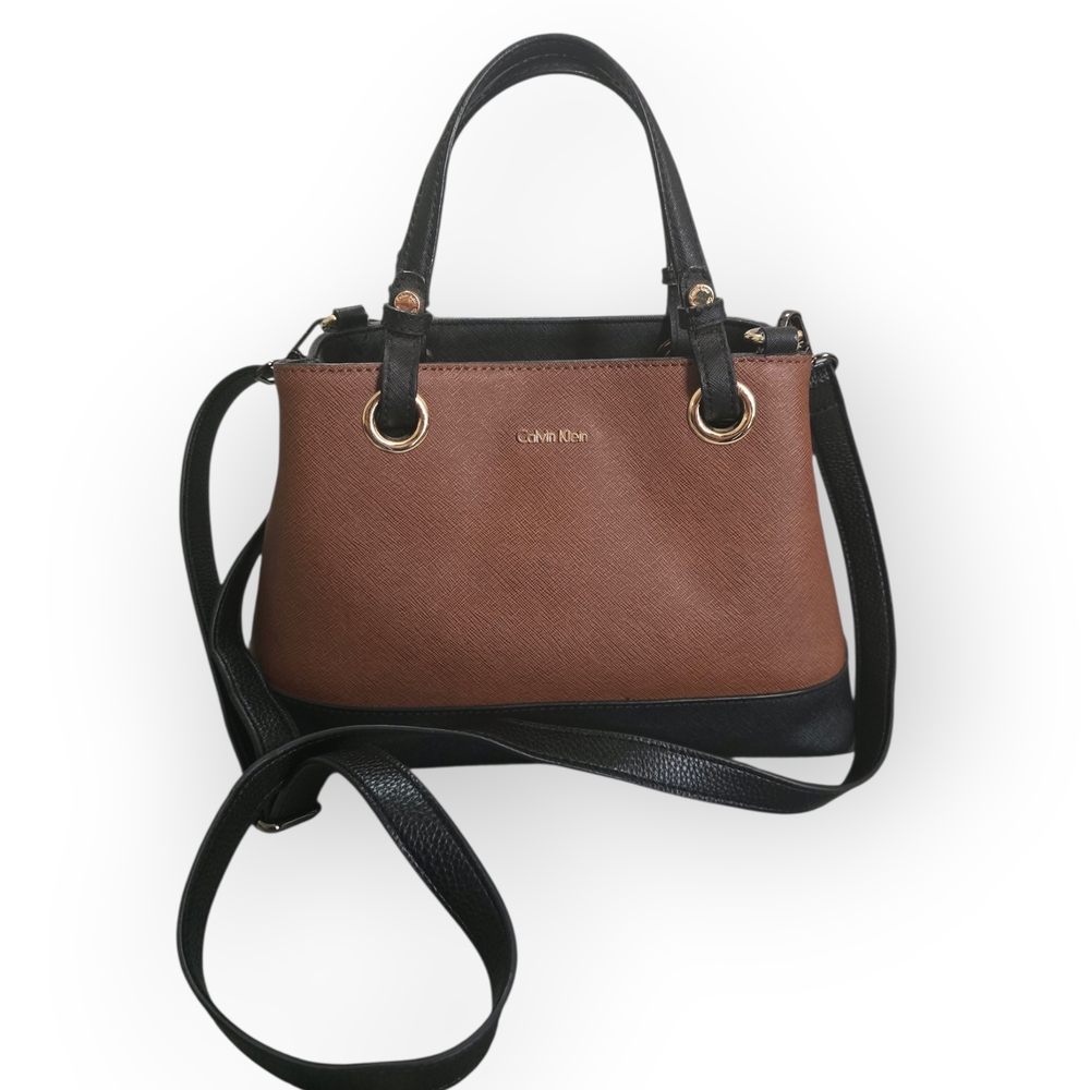 Calvin Klein Brown and Black Women's Bag